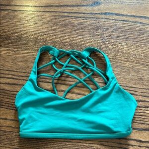Forest green Women's free to be sports bra
